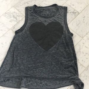 Burn out Tank Top